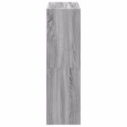 vidaXL Bookcase Bookshelf Rack Storage Cabinet Engineered Wood - grey sonoma, 102 x 32 x 108 cm - Additional view 4