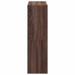 vidaXL Bookcase Bookshelf Rack Storage Cabinet Engineered Wood - brown oak, 102 x 32 x 108 cm - Additional view 4