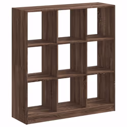 vidaXL Bookcase Bookshelf Rack Storage Cabinet Engineered Wood - brown oak, 102 x 32 x 108 cm - Additional view 5