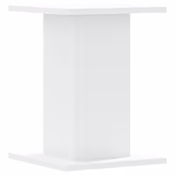 vidaXL Plant Stands Garden Plant Pot Holder Flower Stand 2 pcs Engineered Wood - white, 30 x 30 x 40 cm - Additional view 4