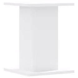 vidaXL Plant Stands Garden Plant Pot Holder Flower Stand 2 pcs Engineered Wood - white, 30 x 30 x 40 cm - Additional view 6