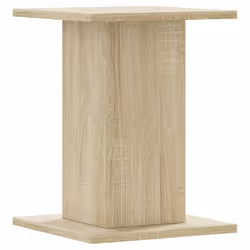vidaXL Plant Stands Garden Plant Pot Holder Flower Stand 2 pcs Engineered Wood - sonoma oak, 30 x 30 x 40 cm - Additional view 4