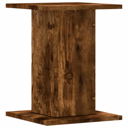 vidaXL Plant Stands Garden Plant Pot Holder Flower Stand 2 pcs Engineered Wood - smoked oak, 30 x 30 x 40 cm - Additional view 4