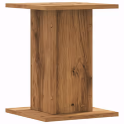 vidaXL Plant Stands Garden Plant Pot Holder Flower Stand 2 pcs Engineered Wood - oak, 30 x 30 x 40 cm - Additional view 4