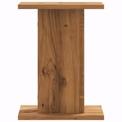 vidaXL Plant Stands Garden Plant Pot Holder Flower Stand 2 pcs Engineered Wood - oak, 30 x 30 x 40 cm - Additional view 5
