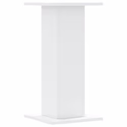vidaXL Plant Stands Garden Plant Pot Holder Flower Stand 2 pcs Engineered Wood - white, 30 x 30 x 60 cm - Additional view 6