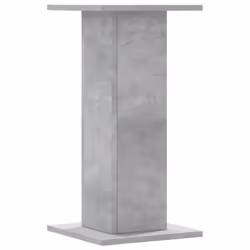 vidaXL Plant Stands Garden Plant Pot Holder Flower Stand 2 pcs Engineered Wood - concrete grey, 30 x 30 x 60 cm - Additional view 4