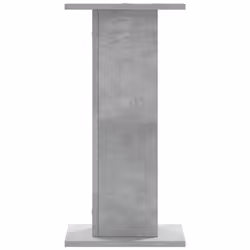 vidaXL Plant Stands Garden Plant Pot Holder Flower Stand 2 pcs Engineered Wood - concrete grey, 30 x 30 x 60 cm - Additional view 5