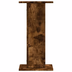 vidaXL Plant Stands Garden Plant Pot Holder Flower Stand 2 pcs Engineered Wood - smoked oak, 30 x 30 x 60 cm - Additional view 5