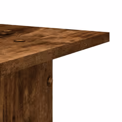 vidaXL Plant Stands Garden Plant Pot Holder Flower Stand 2 pcs Engineered Wood - smoked oak, 30 x 30 x 60 cm - Additional view 7