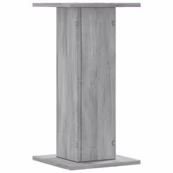vidaXL Plant Stands Garden Plant Pot Holder Flower Stand 2 pcs Engineered Wood - grey sonoma, 30 x 30 x 60 cm - Additional view 4