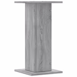 vidaXL Plant Stands Garden Plant Pot Holder Flower Stand 2 pcs Engineered Wood - grey sonoma, 30 x 30 x 60 cm - Additional view 6