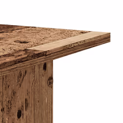 vidaXL Plant Stands Garden Plant Pot Holder Flower Stand 2 pcs Engineered Wood - old wood, 30 x 30 x 60 cm - Additional view 7