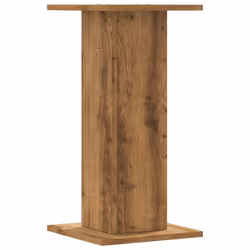 vidaXL Plant Stands Garden Plant Pot Holder Flower Stand 2 pcs Engineered Wood - oak, 30 x 30 x 60 cm - Additional view 6