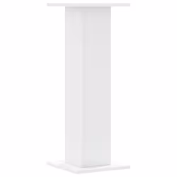 vidaXL Plant Stands Garden Plant Pot Holder Flower Stand 2 pcs Engineered Wood - white, 30 x 30 x 80 cm - Additional view 6