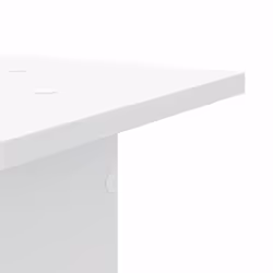 vidaXL Plant Stands Garden Plant Pot Holder Flower Stand 2 pcs Engineered Wood - white, 30 x 30 x 80 cm - Additional view 7