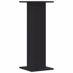 vidaXL Plant Stands Garden Plant Pot Holder Flower Stand 2 pcs Engineered Wood - black, 30 x 30 x 80 cm - Additional view 4