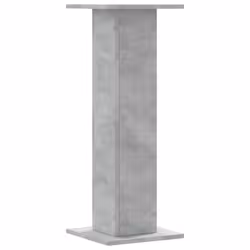vidaXL Plant Stands Garden Plant Pot Holder Flower Stand 2 pcs Engineered Wood - concrete grey, 30 x 30 x 80 cm - Additional view 4