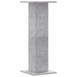 vidaXL Plant Stands Garden Plant Pot Holder Flower Stand 2 pcs Engineered Wood - concrete grey, 30 x 30 x 80 cm - Additional view 6
