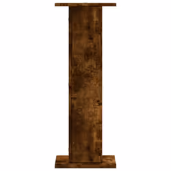 vidaXL Plant Stands Garden Plant Pot Holder Flower Stand 2 pcs Engineered Wood - smoked oak, 30 x 30 x 80 cm - Additional view 5