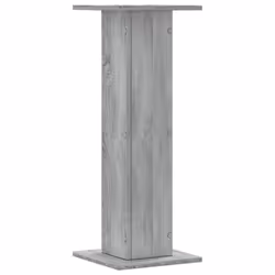 vidaXL Plant Stands Garden Plant Pot Holder Flower Stand 2 pcs Engineered Wood - grey sonoma, 30 x 30 x 80 cm - Additional view 4