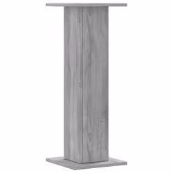 vidaXL Plant Stands Garden Plant Pot Holder Flower Stand 2 pcs Engineered Wood - grey sonoma, 30 x 30 x 80 cm - Additional view 6