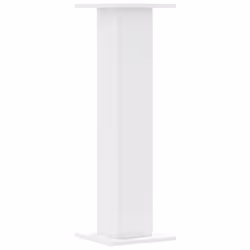 vidaXL Plant Stands Garden Plant Pot Holder Flower Stand 2 pcs Engineered Wood - white, 30 x 30 x 95 cm - Additional view 4