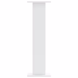vidaXL Plant Stands Garden Plant Pot Holder Flower Stand 2 pcs Engineered Wood - white, 30 x 30 x 95 cm - Additional view 5