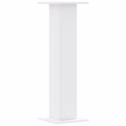 vidaXL Plant Stands Garden Plant Pot Holder Flower Stand 2 pcs Engineered Wood - white, 30 x 30 x 95 cm - Additional view 6
