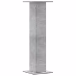 vidaXL Plant Stands Garden Plant Pot Holder Flower Stand 2 pcs Engineered Wood - concrete grey, 30 x 30 x 95 cm - Additional view 4