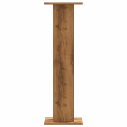 vidaXL Plant Stands Garden Plant Pot Holder Flower Stand 2 pcs Engineered Wood - oak, 30 x 30 x 95 cm - Additional view 5