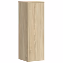 vidaXL Plant Stands Garden Plant Pot Holder Flower Stand 2 pcs Engineered wood - sonoma oak, 33 x 33 x 100 cm - Additional view 6