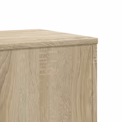vidaXL Plant Stands Garden Plant Pot Holder Flower Stand 2 pcs Engineered wood - sonoma oak, 33 x 33 x 100 cm - Additional view 7