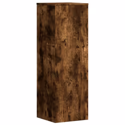 vidaXL Plant Stands Garden Plant Pot Holder Flower Stand 2 pcs Engineered wood - smoked oak, 33 x 33 x 100 cm - Additional view 4