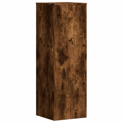 vidaXL Plant Stands Garden Plant Pot Holder Flower Stand 2 pcs Engineered wood - smoked oak, 33 x 33 x 100 cm - Additional view 6