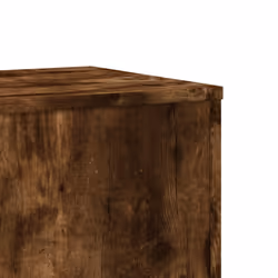 vidaXL Plant Stands Garden Plant Pot Holder Flower Stand 2 pcs Engineered wood - smoked oak, 33 x 33 x 100 cm - Additional view 7