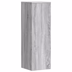 vidaXL Plant Stands Garden Plant Pot Holder Flower Stand 2 pcs Engineered wood - grey sonoma, 33 x 33 x 100 cm - Additional view 4