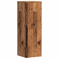 vidaXL Plant Stands Garden Plant Pot Holder Flower Stand 2 pcs Engineered wood - old wood, 33 x 33 x 100 cm - Additional view 6