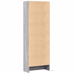 vidaXL Highboard with LED Sideboard Side Cabinet Cupboard Engineered Wood - grey sonoma, 69 x 32.5 x 200 cm - Additional view 7