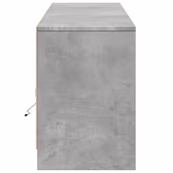 vidaXL TV Cabinet with LED TV Stand TV Unit Media Cabinet Engineered Wood - concrete grey, 180 x 34 x 50 cm - Additional view 6