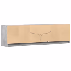vidaXL TV Cabinet with LED TV Stand TV Unit Media Cabinet Engineered Wood - concrete grey, 180 x 34 x 50 cm - Additional view 7