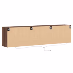 vidaXL TV Wall Cabinet with LED Lights TV Unit Wall Mounted Cabinet - brown oak, 180 x 31 x 45 cm/ 1 pcs - Additional view 7