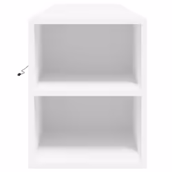 vidaXL TV Wall Cabinet with LED Lights TV Stand Floating Cabinet TV Wall Unit - white, 180 x 31 x 39.5 cm - Additional view 6