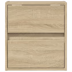 VidaXL 3307965 nightstand/bedside table 2 drawer(s) Oak - Additional view 6