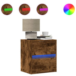 VidaXL 3307969 nightstand/bedside table 2 drawer(s) Oak