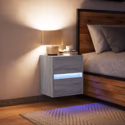 VidaXL 3307972 nightstand/bedside table Oak