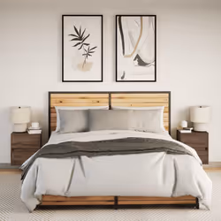 VidaXL 3307974 nightstand/bedside table Oak - Additional view 4