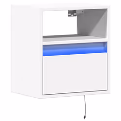 VidaXL 3307975 nightstand/bedside table White