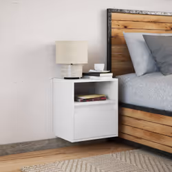 VidaXL 3307975 nightstand/bedside table White - Additional view 5