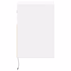 VidaXL 3307976 nightstand/bedside table 1 drawer(s) White - Additional view 7